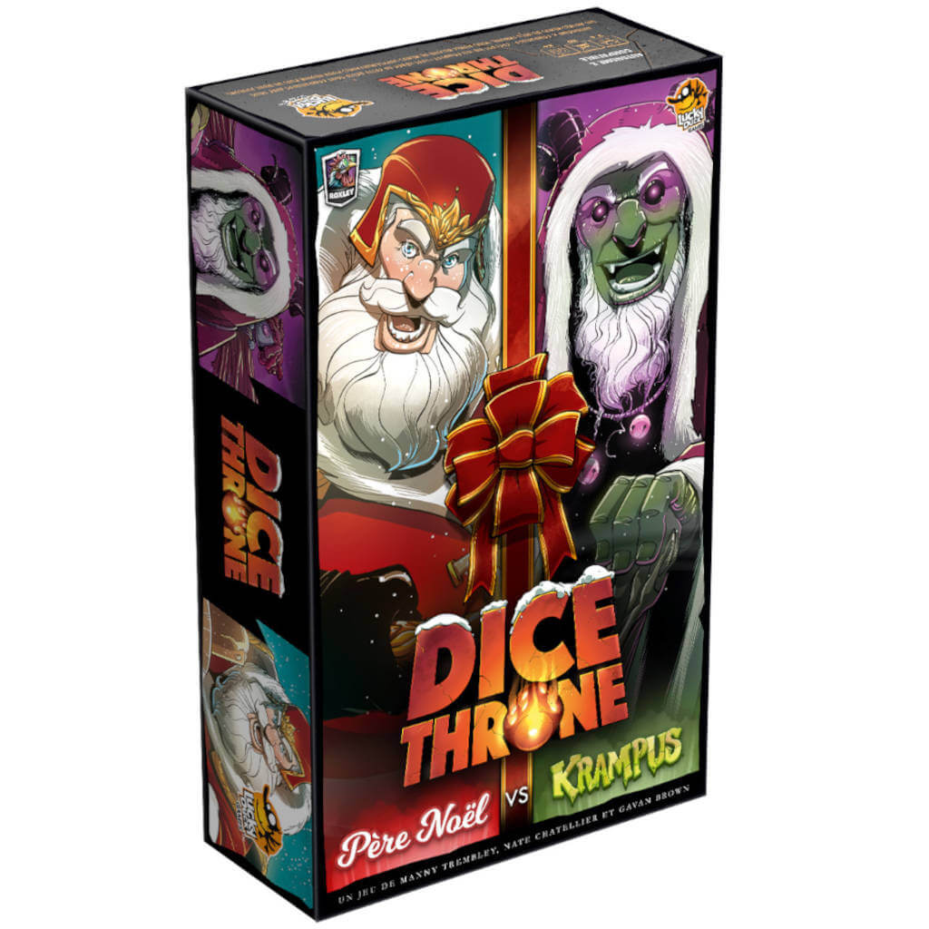 Dice Throne PèreNoël Vs Krampus Ludicorner